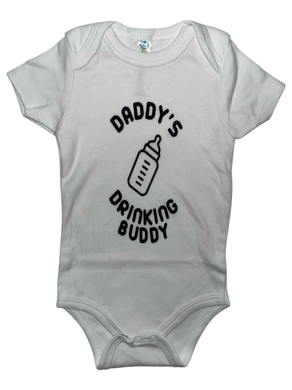 Daddy’s Drinking Buddy White Newborn Baby Bodysuit